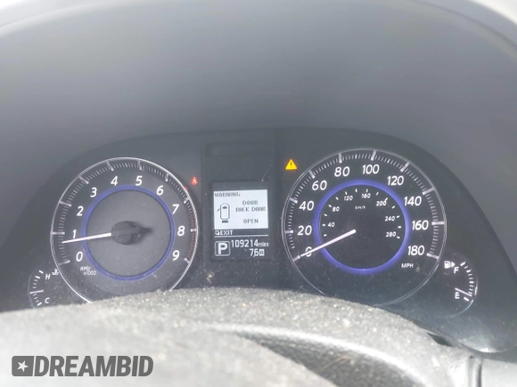 2017 Infiniti QX70 z VIN JN8CS1MU2HM140540, wystawiony jako IAAI lot #42367880 z przebiegiem 109 214 mil mil oraz . Historia ofert i sprzedaży dostępna na DreamBid. Obrazek 7.