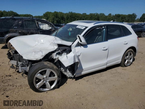 2012 Audi Q5 Premium Plus with VIN WA1LFAFP6CA136583, listed as a Copart auction lot 74075684 with Not provided miles and Salvage title. Bid and sale history available at DreamBid. Image 1.