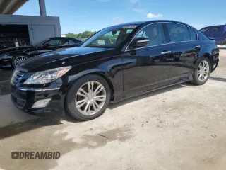 2012 Hyundai Genesis 3.8L z VIN KMHGC4DD8CU193999, wystawiony jako Copart lot #60507525 z przebiegiem 43 419 mil mil oraz Szkoda całkowita • Salvage title. Historia ofert i sprzedaży dostępna na DreamBid. Obrazek 1.