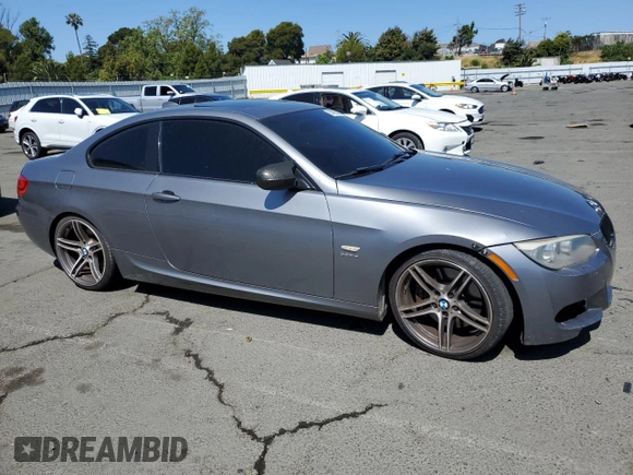 2011 BMW 3 Series 335is with VIN WBAKG1C55BE599403, listed as a Copart auction lot 54905025 with 147,365 mi miles and Clean Title. Bid and sale history available at carsss.com. Image 4.