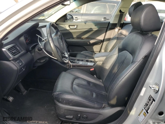 2018 Kia Optima EX with VIN 5XXGU4L32JG227769, listed as a Copart auction lot 48283665 with 43,638 mi miles and Salvage Title. Bid and sale history available at carsss.com. Image 7.