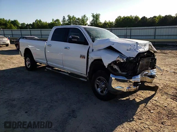 2012 Ram 2500 SLT with VIN 3C6UD5JLXCG102599, listed as a Copart auction lot 52907184 with Not provided miles and Salvage title. Bid and sale history available at DreamBid. Image 11.