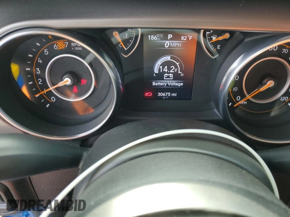 2023 Jeep Wrangler Sport Altitude with VIN 1C4HJXDN6PW541088, listed as a Copart auction lot 82178424 with 30,675 mi miles and Salvage Title. Bid and sale history available at DreamBid. Image 9.