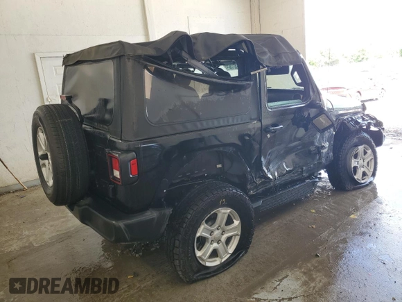 2019 Jeep Wrangler Sport S z VIN 1C4GJXAG5KW583603, wystawiony jako Copart lot #56169755 z przebiegiem 39 304 mil mil oraz Czysty tytuł • Clean title. Historia ofert i sprzedaży dostępna na DreamBid. Obrazek 3.