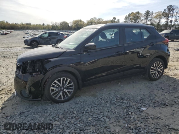 2024 Nissan Kicks SV with VIN 3N1CP5CV0RL525379, listed as a Copart auction lot 50521115 with 32,609 mi miles and Salvage Title. Bid and sale history available at DreamBid. Image 1.