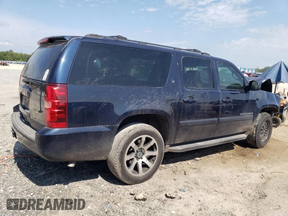 2007 Chevrolet Suburban LT with VIN 1GNFC16J27J172632, listed as a Copart auction lot 55998675 with Not provided miles and Salvage title. Bid and sale history available at DreamBid. Image 3.