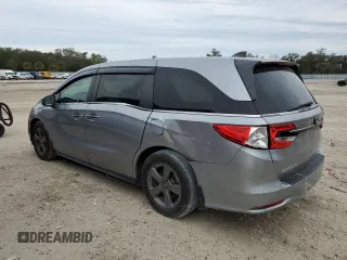 2021 Honda Odyssey EX with VIN 5FNRL6H59MB044233, listed as a Copart auction lot 88403685 with 38,094 mi miles and Salvage Title. Bid and sale history available at DreamBid. Image 2.