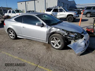 2002 Acura RSX Type S with VIN JH4DC53042C020379, listed as a Copart auction lot 46705055 with 143,245 mi miles and Salvage Title. Bid and sale history available at carsss.com. Image 4.