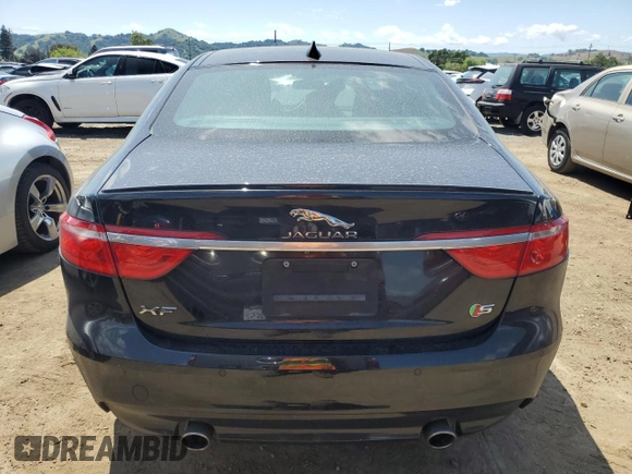 2016 Jaguar XF S with VIN SAJBG4BV1GCY05648, listed as a Copart auction lot 54783025 with 58,837 mi miles and Salvage Title. Bid and sale history available at DreamBid. Image 6.