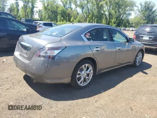 2014 Nissan Maxima SV with VIN 1N4AA5AP1EC463805, listed as a Copart auction lot 64357645 with 129,972 mi miles and Salvage title. Bid and sale history available at DreamBid. Image 3.