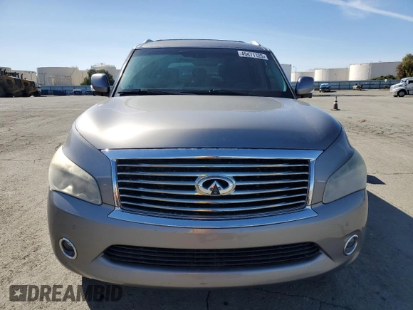 2012 Infiniti QX56 8-passenger with VIN JN8AZ2ND8C9715856, listed as a Copart auction lot 49471125 with 125,346 mi miles and Salvage title. Bid and sale history available at DreamBid. Image 5.