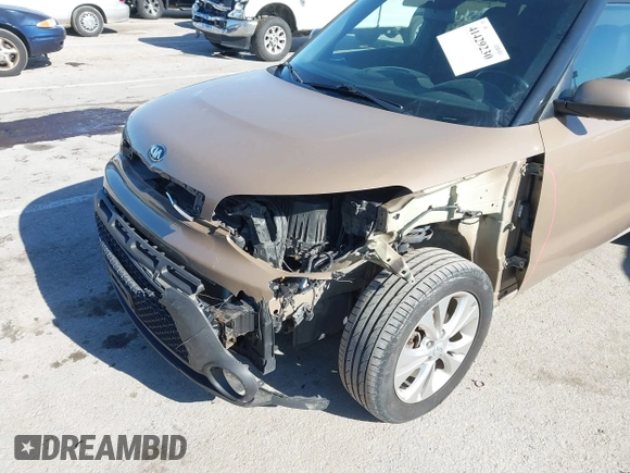 2015 Kia Soul + with VIN KNDJP3A55F7189756, listed as a IAAI auction lot 41429230 with 114,049 mi miles. Bid and sale history available at carsss.com. Image 6.