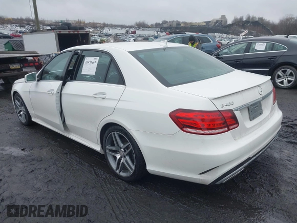 2016 Mercedes-Benz E 400 with VIN WDDHF6HB8GB179547, listed as a IAAI auction lot 41570461 with 147,765 mi miles and . Bid and sale history available at carsss.com. Image 3.