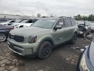 2023 Kia Telluride SX X-Pro with VIN 5XYP5DGC8PG329654, listed as a Copart auction lot 62067625 with 38,629 mi miles and Salvage title. Bid and sale history available at DreamBid. Image 1.