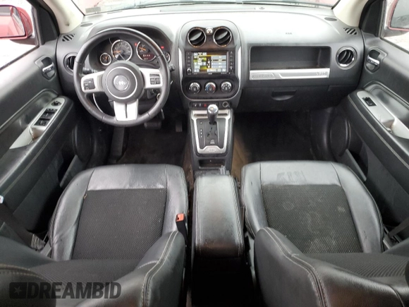 2016 Jeep Compass Latitude with VIN 1C4NJDEB7GD573274, listed as a Copart auction lot 55569755 with 175,162 mi miles and Salvage Title. Bid and sale history available at DreamBid. Image 8.