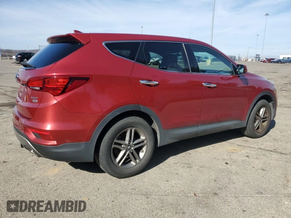 2017 Hyundai Santa Fe 2.4L z VIN 5XYZTDLB4HG392179, wystawiony jako Copart lot #44634085 z przebiegiem Nie podano mil oraz Czysty tytuł • Clean title. Historia ofert i sprzedaży dostępna na DreamBid. Obrazek 3.