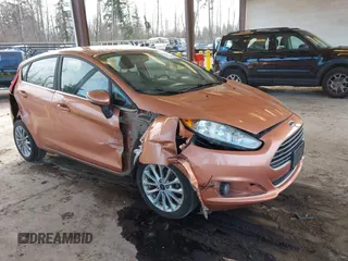 2017 Ford Fiesta Titanium with VIN 3FADP4FJ6HM139455, listed as a IAAI auction lot 41533050 with 104,788 mi miles and . Bid and sale history available at DreamBid. Image 1.