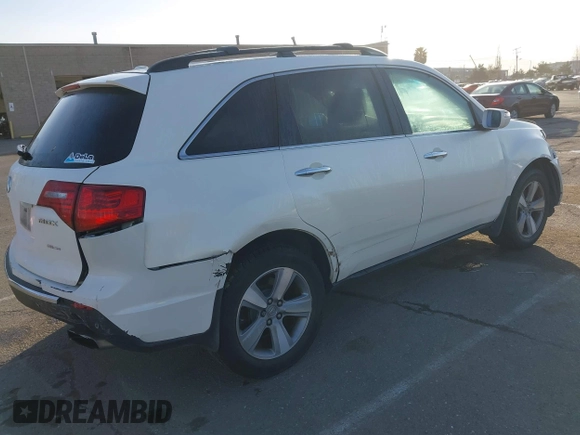 2011 Acura MDX Tech Pkg with VIN 2HNYD2H6XBH514488, listed as a IAAI auction lot 41836945 with 180,394 mi miles. Bid and sale history available at carsss.com. Image 4.