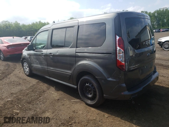 2019 Ford Transit Connect XLT z VIN NM0GE9F23K1390051, wystawiony jako Copart lot #57303165 z przebiegiem 90 595 mil mil oraz Czysty tytuł • Clean title. Historia ofert i sprzedaży dostępna na DreamBid. Obrazek 2.