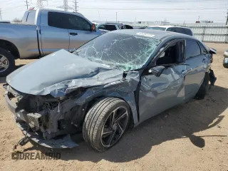 2021 Hyundai Elantra N Line z VIN KMHLR4AF5MU146918, wystawiony jako Copart lot #53250115 z przebiegiem 73 161 mil mil oraz Szkoda całkowita • Salvage title. Historia ofert i sprzedaży dostępna na DreamBid. Obrazek 1.