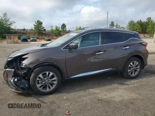 2018 Nissan Murano SV with VIN 5N1AZ2MG0JN196342, listed as a Copart auction lot 54364335 with 52,132 mi miles and Salvage Title. Bid and sale history available at DreamBid. Image 1.