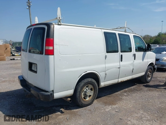 2012 Chevrolet Express Cargo Van with VIN 1GCWGFCA6C1147841, listed as a IAAI auction lot 42042056 with 248,374 mi miles. Bid and sale history available at carsss.com. Image 13.