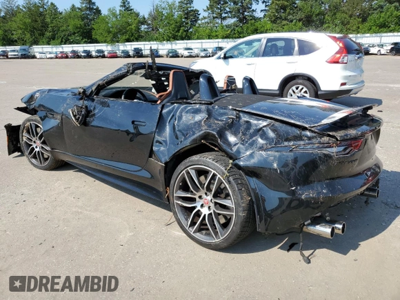 2023 Jaguar F-Type with VIN SAJD85EE8PCK82636, listed as a Copart auction lot 65414134 with Not Provided miles and Salvage Title. Bid and sale history available at DreamBid. Image 2.