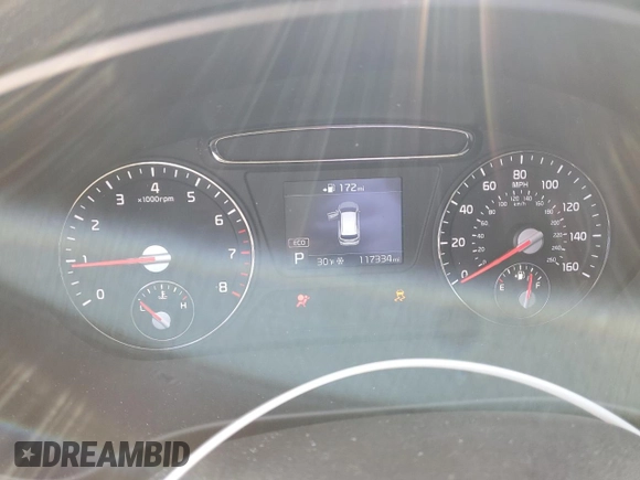 2019 Kia Sorento LX with VIN 5XYPGDA39KG540003, listed as a Copart auction lot 45834465 with 117,334 mi miles and Salvage Title. Bid and sale history available at DreamBid. Image 9.