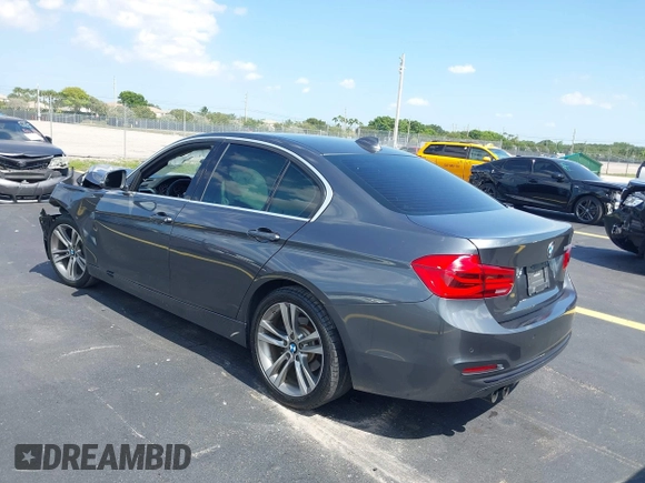 2018 BMW 3 Series 330i with VIN WBA8B9G56JNU98211, listed as a IAAI auction lot 42316532 with 74,681 mi miles and . Bid and sale history available at DreamBid. Image 3.