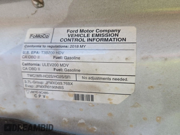 2018 Ford Transit with VIN 1FTYE1YM9JKB52270, listed as a IAAI auction lot 42714304 with 95,416 mi miles and . Bid and sale history available at DreamBid. Image 26.