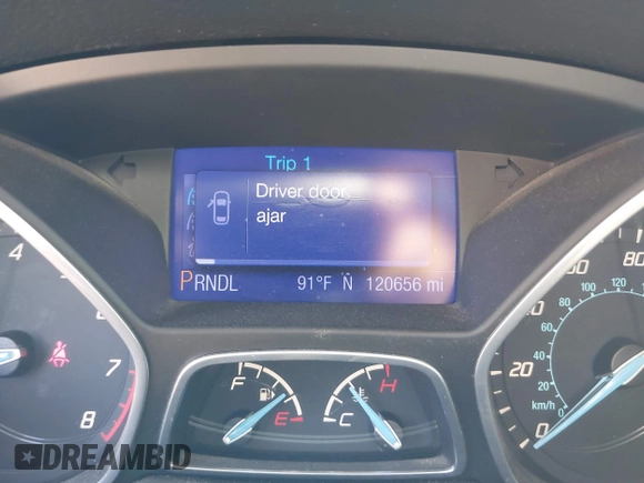 2013 Ford Focus SE with VIN 1FADP3K22DL189516, listed as a IAAI auction lot 42035388 with 120,656 mi miles. Bid and sale history available at carsss.com. Image 7.