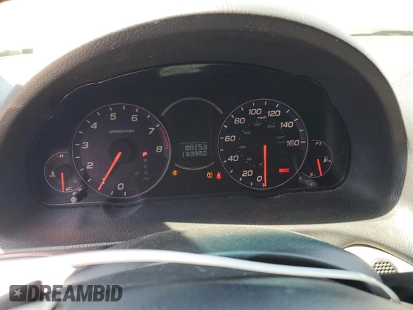 2007 Acura TSX Navi with VIN JH4CL96927C011121, listed as a Copart auction lot 59056935 with 193,982 mi miles and Salvage title. Bid and sale history available at DreamBid. Image 9.