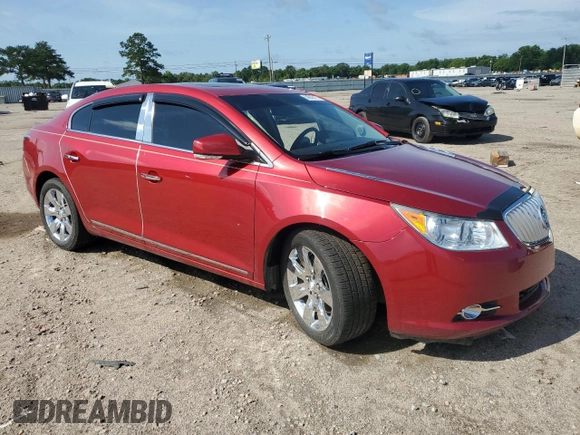 2012 Buick LaCrosse Premium 2 with VIN 1G4GF5E3XCF233880, listed as a Copart auction lot 59942475 with 145,502 mi miles and Salvage title. Bid and sale history available at DreamBid. Image 4.