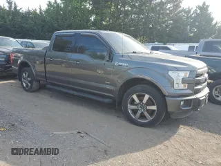 2015 Ford F-150 XLT with VIN 1FTFW1EG5FFB43455, listed as a Copart auction lot 46404195 with 298,332 mi miles and Salvage Title. Bid and sale history available at carsss.com. Image 4.