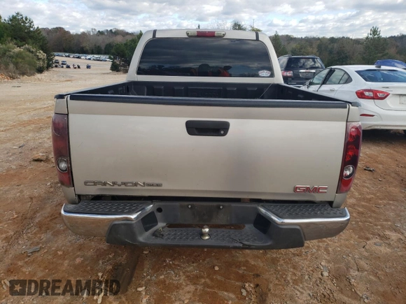 2005 GMC Canyon 1SF SLE Z71 with VIN 1GTDT136858116652, listed as a Copart auction lot 81005184 with 222,917 mi miles and Salvage Title. Bid and sale history available at carsss.com. Image 6.