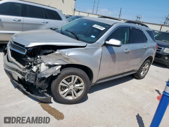 2015 Chevrolet Equinox LT with VIN 1GNALBEK7FZ100609, listed as a Copart auction lot 53267855 with 0 mi miles and Salvage Title. Bid and sale history available at carsss.com. Image 1.