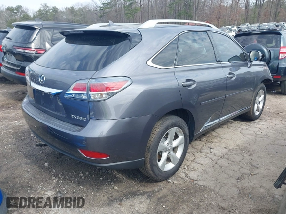 2013 Lexus RX 350 with VIN 2T2BK1BA0DC158182, listed as a IAAI auction lot 41669779 with 125,458 mi miles. Bid and sale history available at carsss.com. Image 4.