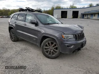 2016 Jeep Grand Cherokee Limited 75th Anniversary with VIN 1C4RJFBG4GC489464, listed as a Copart auction lot 55278935 with 176,572 mi miles and Salvage Title. Bid and sale history available at DreamBid. Image 4.