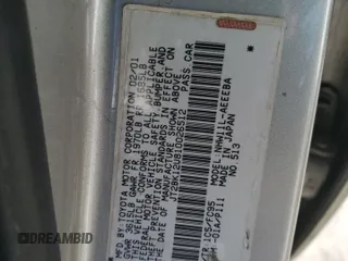 2001 Toyota Prius with VIN JT2BK12U810026512, listed as a Copart auction lot 89296615 with 116,688 mi miles and Salvage Title. Bid and sale history available at carsss.com. Image 12.
