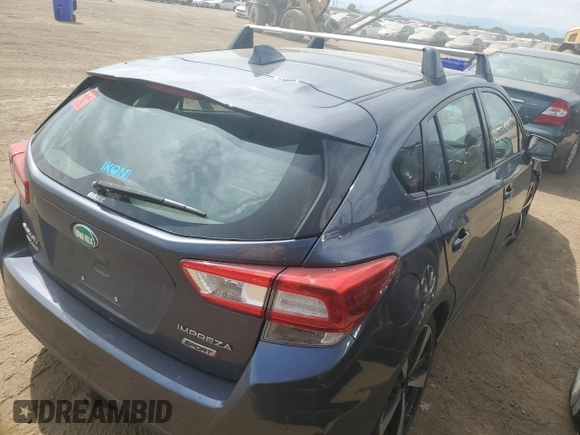 2017 Subaru Impreza Special Sports with VIN 4S3GTAL64H1713775, listed as a Copart auction lot 70824674 with 89,742 mi miles and Salvage title. Bid and sale history available at DreamBid. Image 3.