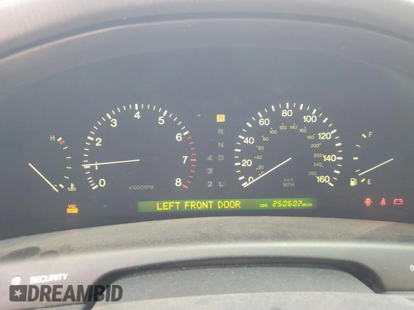 1999 Lexus LS 400 z VIN JT8BH28F0X0161141, wystawiony jako Copart lot #52638575 z przebiegiem 250 602 mil mil oraz Szkoda całkowita • Salvage title. Historia ofert i sprzedaży dostępna na DreamBid. Obrazek 9.