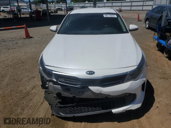 2017 Kia Optima Hybrid with VIN KNAGT4LC7H5005355, listed as a Copart auction lot 68712034 with 159,470 mi miles and Salvage Title. Bid and sale history available at carsss.com. Image 5.