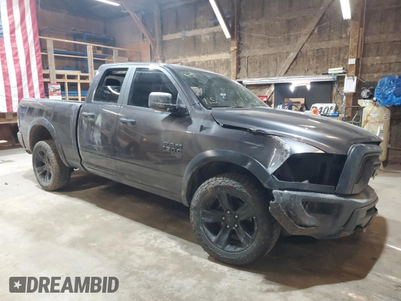 2021 Ram 1500 Warlock with VIN 1C6RR7GG2MS583892, listed as a Copart auction lot 48057845 with 128,586 mi miles and Salvage title. Bid and sale history available at DreamBid. Image 4.