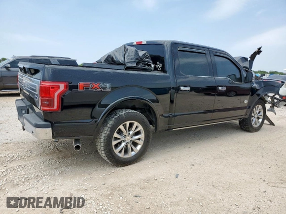 2017 Ford F-150 XL with VIN 1FTEW1EF1HFC13166, listed as a Copart auction lot 57793155 with Not provided miles and Non repairable. Bid and sale history available at DreamBid. Image 3.