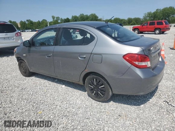 2017 Mitsubishi Mirage ES z VIN ML32F3FJ1HHF12135, wystawiony jako Copart lot #59205285 z przebiegiem 110 565 mil mil oraz Szkoda całkowita • Salvage title. Historia ofert i sprzedaży dostępna na DreamBid. Obrazek 2.