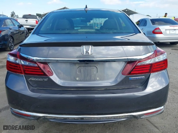 2017 Honda Accord Hybrid EX-L with VIN JHMCR6F55HC027812, listed as a IAAI auction lot 41550180 with 8,539 mi miles. Bid and sale history available at carsss.com. Image 16.