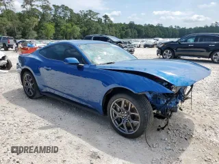2024 Ford Mustang EcoBoost with VIN 1FA6P8TH7R5112306, listed as a Copart auction lot 58151055 with 4,467 mi miles and Salvage title. Bid and sale history available at DreamBid. Image 4.