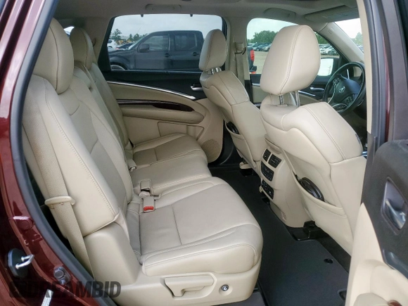 2014 Acura MDX Advance with VIN 5FRYD3H8XEB016782, listed as a Copart auction lot 60734015 with 97,323 mi miles and Salvage title. Bid and sale history available at DreamBid. Image 11.