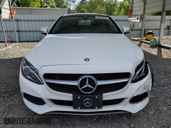 2017 Mercedes-Benz C 300 with VIN WDDWJ4KB6HF440722, listed as a Copart auction lot 52523515 with 57,808 mi miles and Salvage title. Bid and sale history available at DreamBid. Image 5.