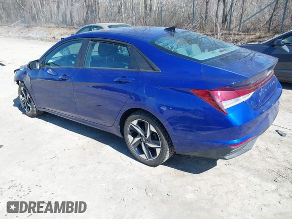 2023 Hyundai Elantra SEL with VIN KMHLS4AG3PU630104, listed as a IAAI auction lot 42042331 with 32,296 mi miles and . Bid and sale history available at DreamBid. Image 3.